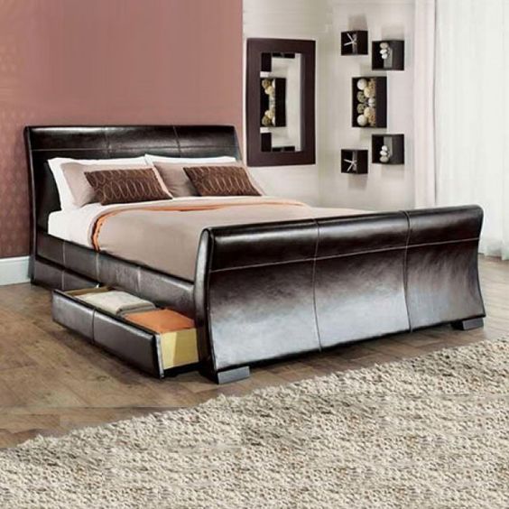 Leather Bed LB41